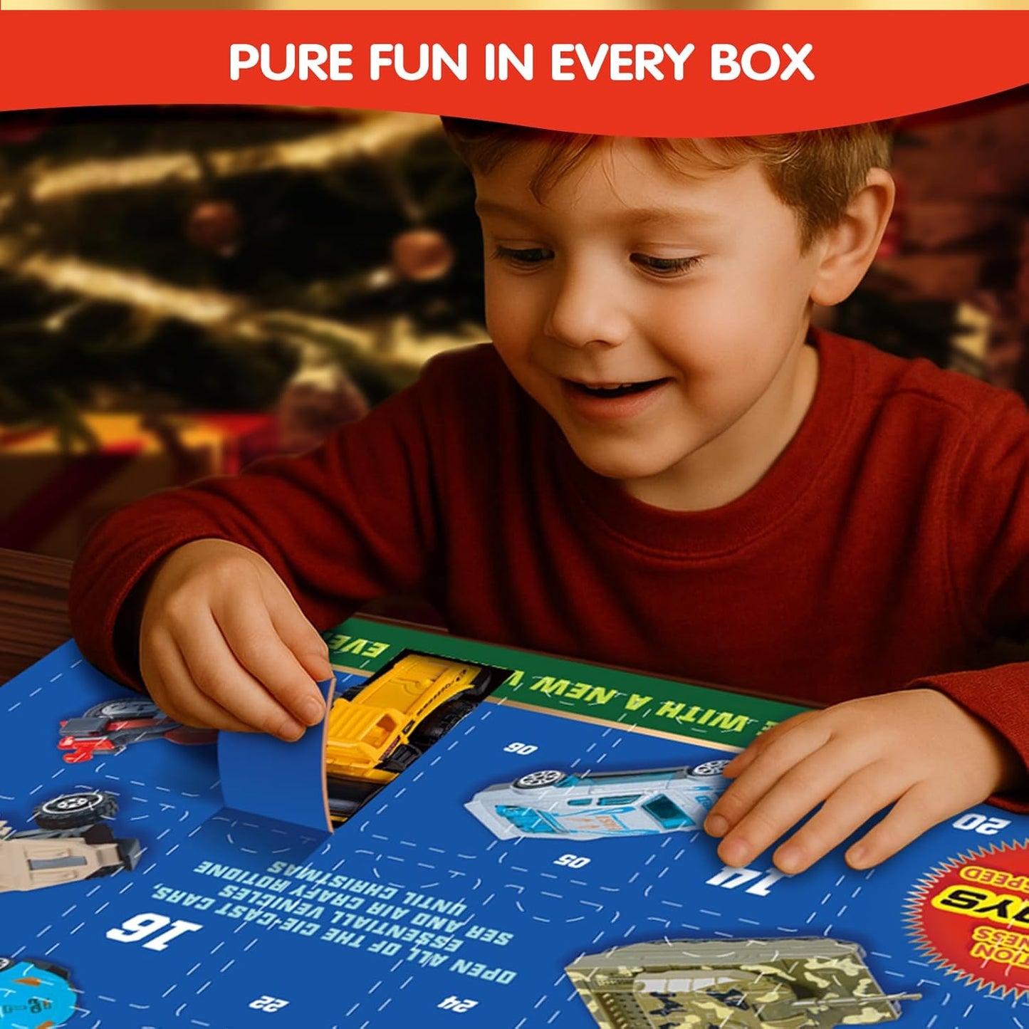 英美直送 24 Days Alloy Cars 聖誕倒數日曆 兒童款 聖誕快樂特輯 聖誕倒數日曆A 不參與$900免運 滿$900可加$25免運 Christmas Advent Calendars 2025