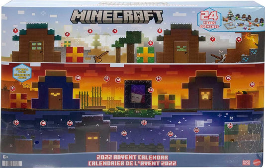 英美直送 Mattel Minecraft Mob Head Minis 聖誕倒數日曆 兒童款 聖誕快樂特輯 聖誕倒數日曆A 不參與$900免運 滿$900可加$25免運 Christmas Advent Calendars 2025