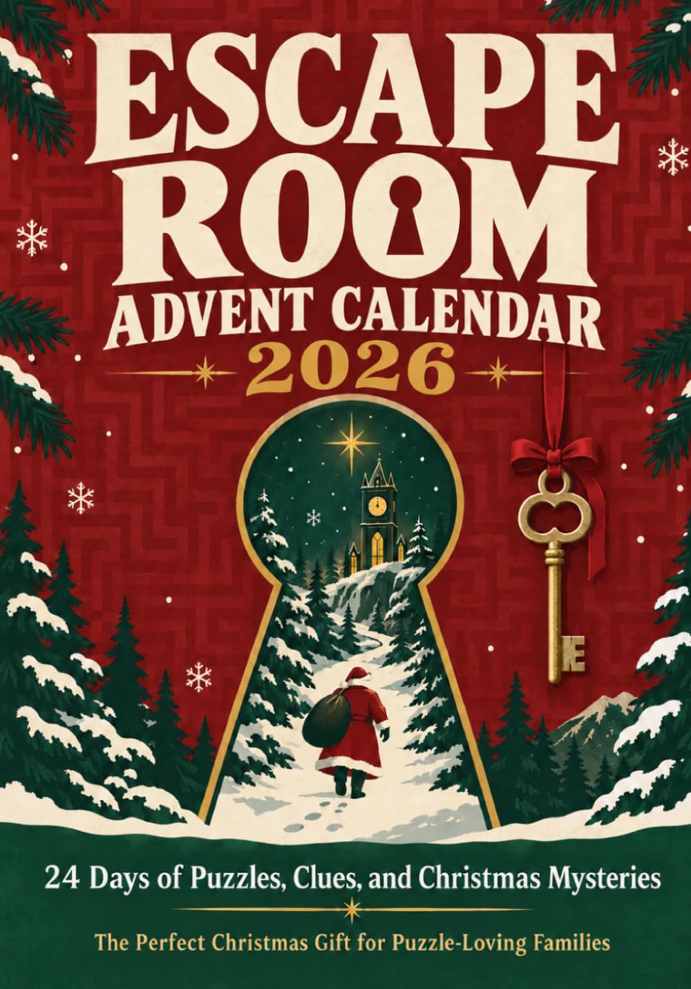 日英美直送 Escape Room Book Advent Calendar 聖誕倒數日曆 大人款/兒童款 聖誕快樂特輯 不參與$900免運 滿$900可加$25免運到順豐站/智能櫃 Christmas Advent Calendars 2026