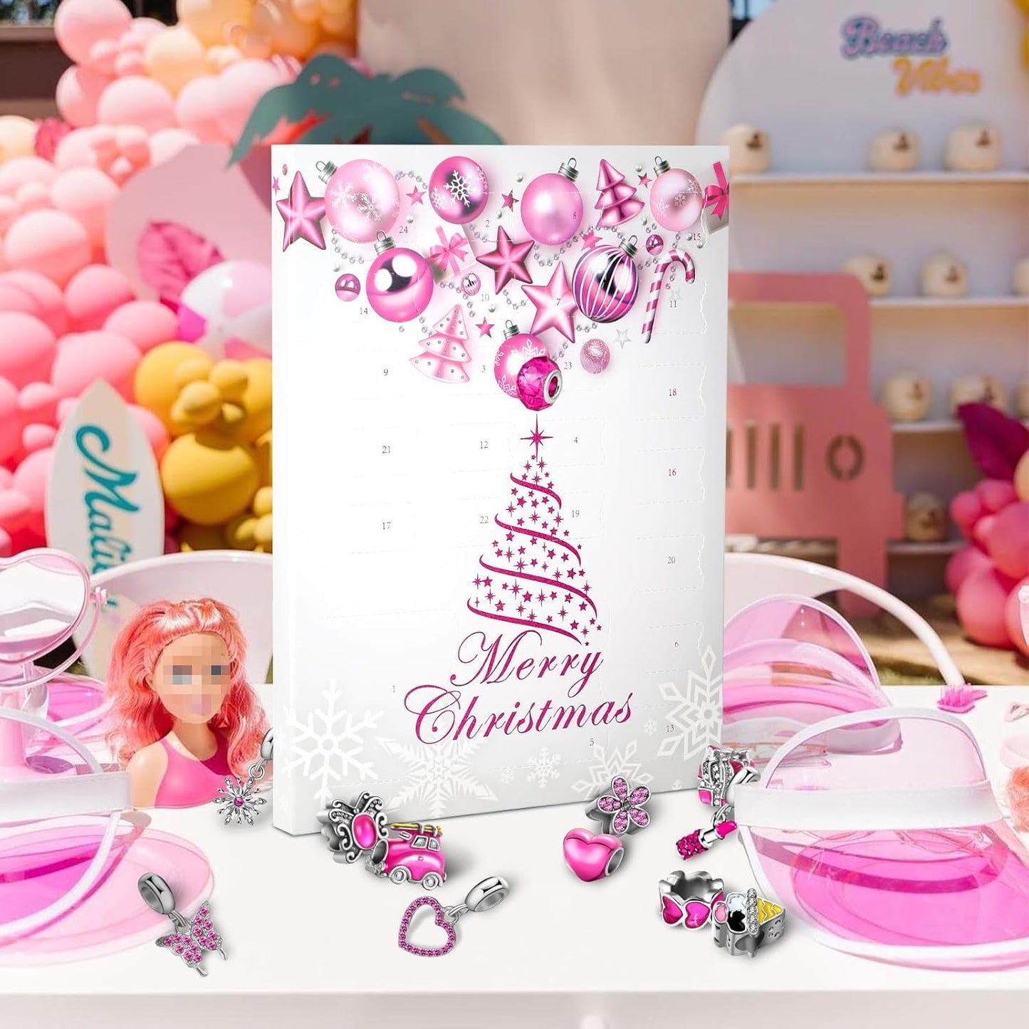 英美直送 Hot Pink Jewelry 聖誕倒數日曆 大人款 聖誕快樂特輯 聖誕倒數日曆A 不參與$900免運 滿$900可加$25免運 Christmas Advent Calendars 2025