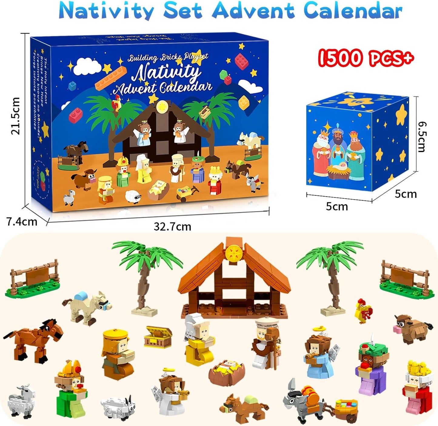 英美直送 Nativity Set 聖誕倒數日曆 兒童款 聖誕快樂特輯 聖誕倒數日曆A 不參與$900免運 滿$900可加$25免運 Christmas Advent Calendars 2025
