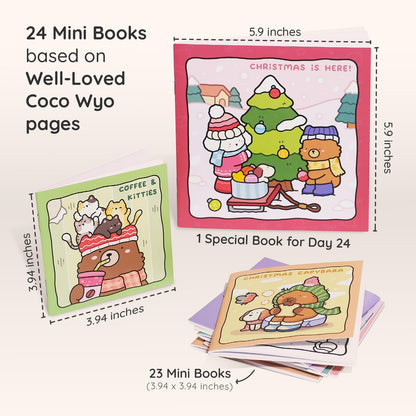 日英美直送 Cozy Coloring Book Bundle Advent Calendar 聖誕倒數日曆 兒童款 聖誕快樂特輯 不參與$900免運 滿$900可加$25免運到順豐站/智能櫃 Christmas Advent Calendars 2026