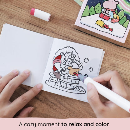 日英美直送 Cozy Coloring Book Bundle Advent Calendar 聖誕倒數日曆 兒童款 聖誕快樂特輯 不參與$900免運 滿$900可加$25免運到順豐站/智能櫃 Christmas Advent Calendars 2026