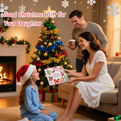 英美直送 DIY Jewelry Making Kit 聖誕倒數日曆 兒童款 聖誕快樂特輯 聖誕倒數日曆A 不參與$900免運 滿$900可加$25免運 Christmas Advent Calendars 2025