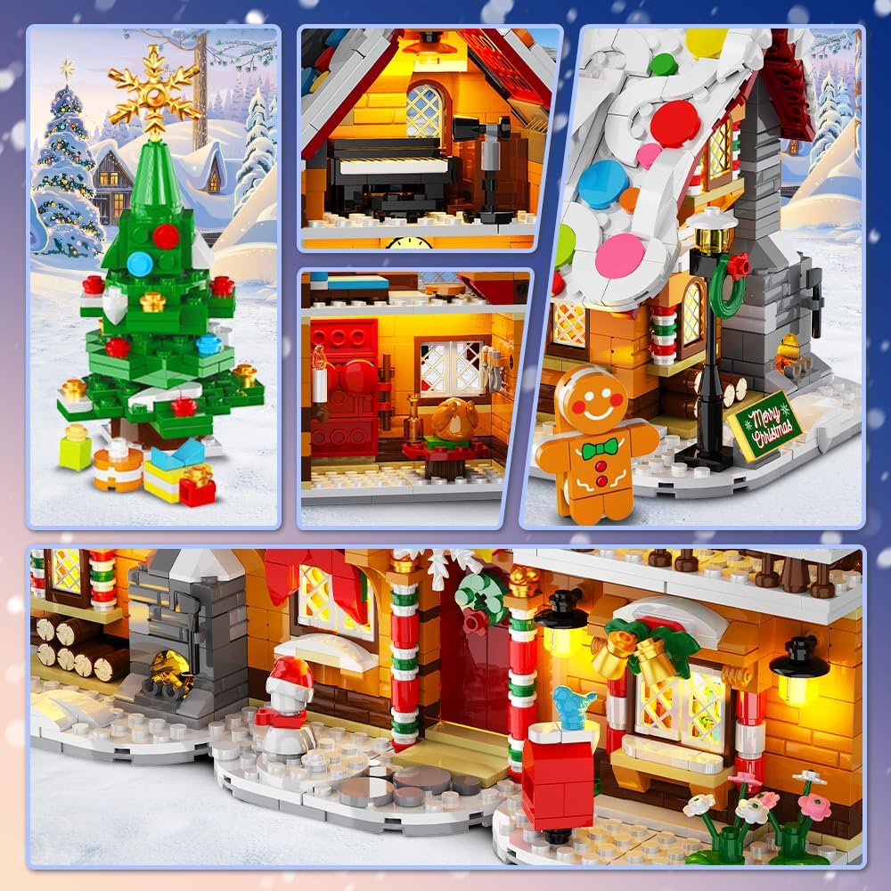 英美直送 LED Gingerbread House Mini Building Set 聖誕倒數日曆 大人款/兒童款 聖誕快樂特輯 聖誕倒數日曆A 不參與$900免運 滿$900可加$25免運 Christmas Advent Calendars 2025
