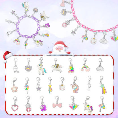 英美直送 Blind Box Blue UnicornTheme DIY 聖誕倒數日曆 兒童款 聖誕快樂特輯 聖誕倒數日曆A 不參與$900免運 滿$900可加$25免運 Christmas Advent Calendars 2025