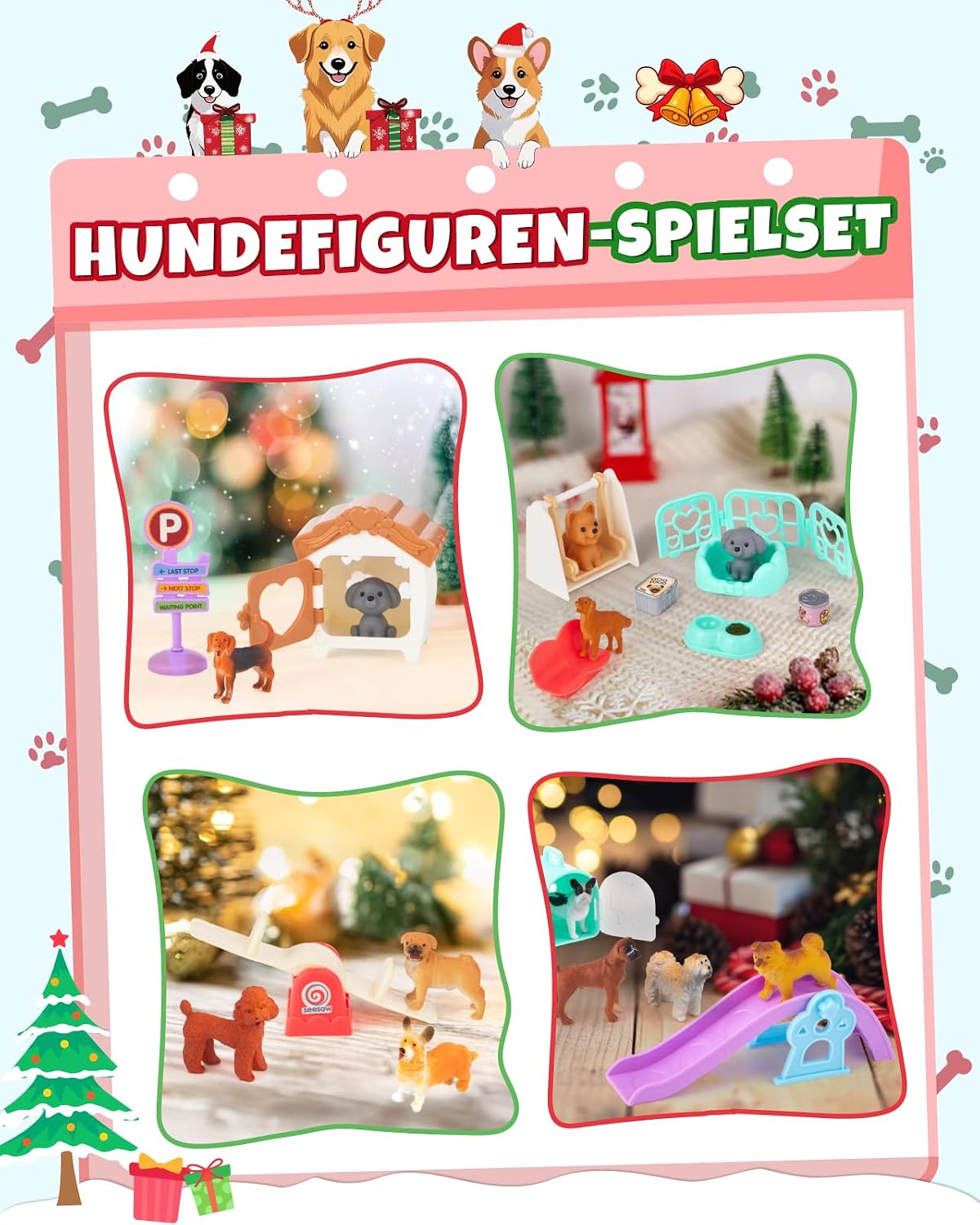 日英美直送 Dog Theme Advent Calendar 聖誕倒數日曆 兒童款 聖誕快樂特輯 不參與$900免運 滿$900可加$25免運到順豐站/智能櫃 Christmas Advent Calendars 2026