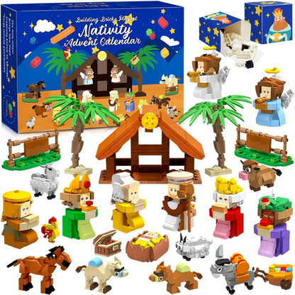 英美直送 Nativity Set 聖誕倒數日曆 兒童款 聖誕快樂特輯 聖誕倒數日曆A 不參與$900免運 滿$900可加$25免運 Christmas Advent Calendars 2025