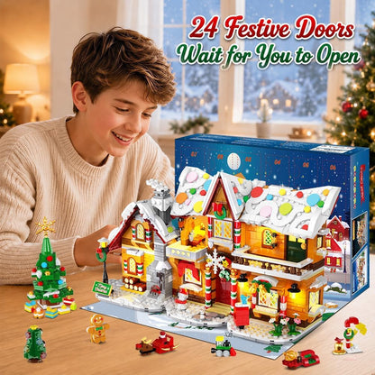 日英美直送 LED 3 Style Gingerbread House Mini Building Set Advent Calendar 聖誕倒數日曆 大人款/兒童款 聖誕快樂特輯 不參與$900免運 滿$900可加$25免運到順豐站/智能櫃 Christmas Advent Calendars 2026