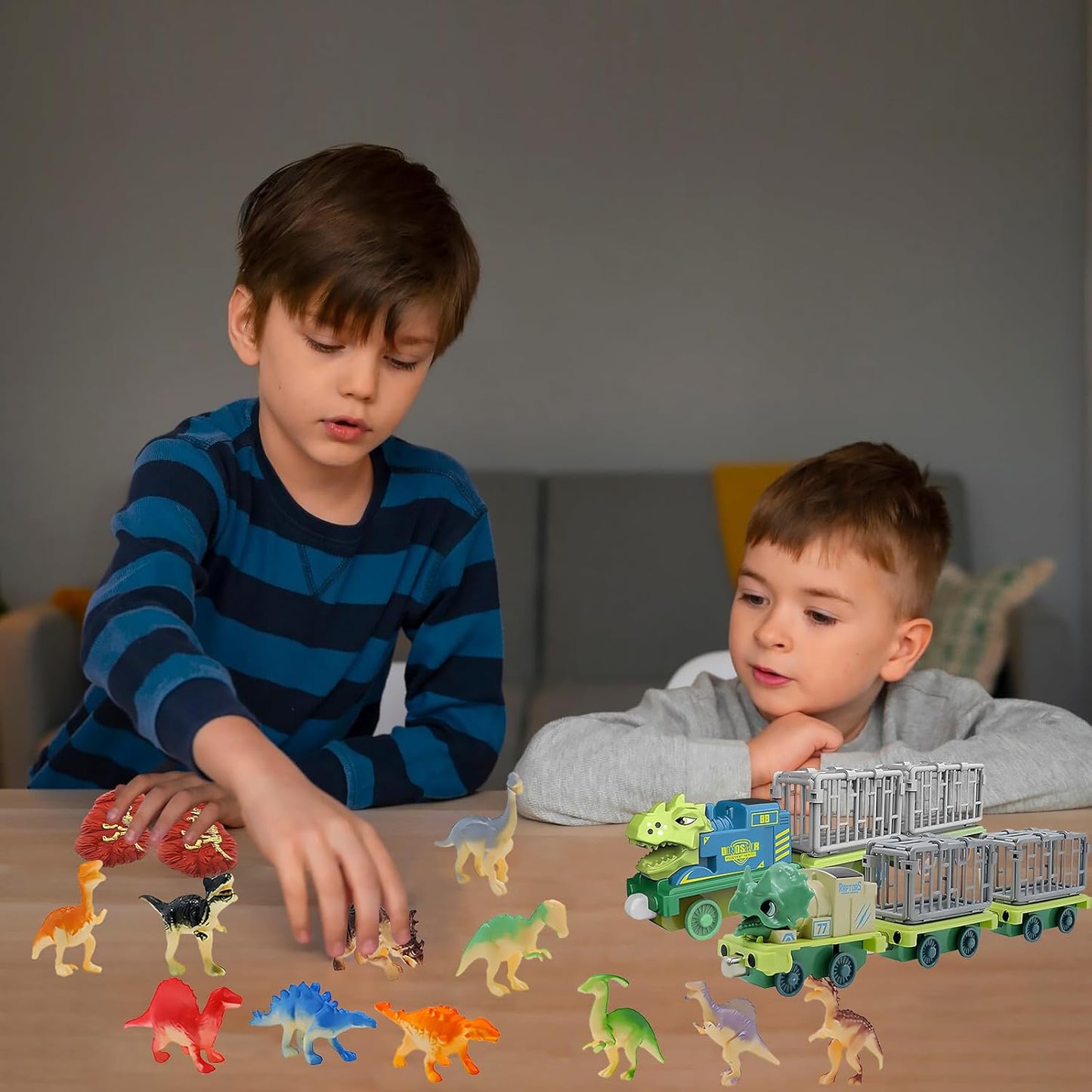 英美直送 Dinosaur Figure Car Map 聖誕倒數日曆 兒童款 聖誕快樂特輯 聖誕倒數日曆A 不參與$900免運 滿$900可加$25免運 Christmas Advent Calendars 2025