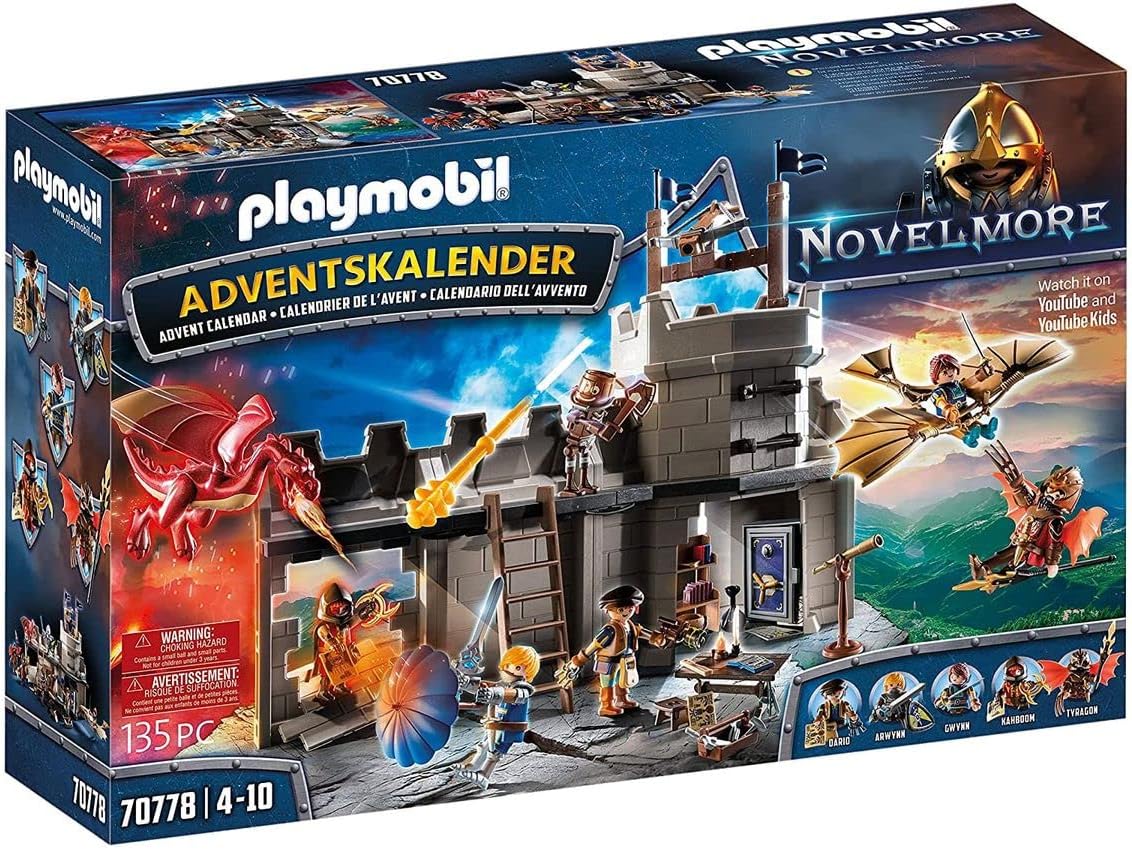 日英美直送 PLAYMOBIL Novelmore: Dario's Work Advent Calendar 聖誕倒數日曆 兒童款 聖誕快樂特輯 不參與$900免運 滿$900可加$25免運到順豐站/智能櫃 Christmas Advent Calendars 2026