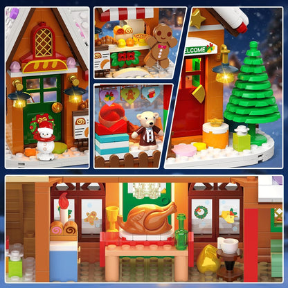 英美直送 LED Gingerbread House Mini Building Set  聖誕倒數日曆 大人款/兒童款 聖誕快樂特輯 聖誕倒數日曆A 不參與$900免運 滿$900可加$25免運 Christmas Advent Calendars 2025