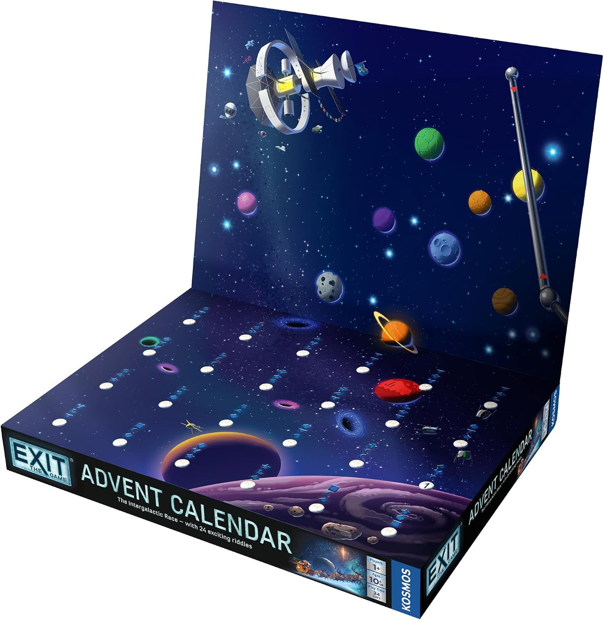 日英美直送 EXIT: The Game - Intergalactic Race Advent Calendar 聖誕倒數日曆 兒童款 聖誕快樂特輯 不參與$900免運 滿$900可加$25免運到順豐站/智能櫃 Christmas Advent Calendars 2026