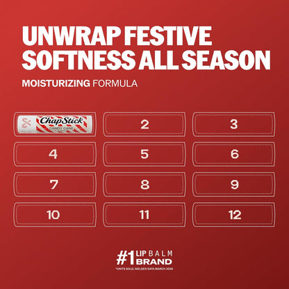 日英美直送 ChapStick Flavored Lip Balm Set 12 Day Advent Calendar 聖誕倒數日曆 大人款 聖誕快樂特輯 不參與$900免運 滿$900可加$25免運到順豐站/智能櫃 Christmas Advent Calendars 2026