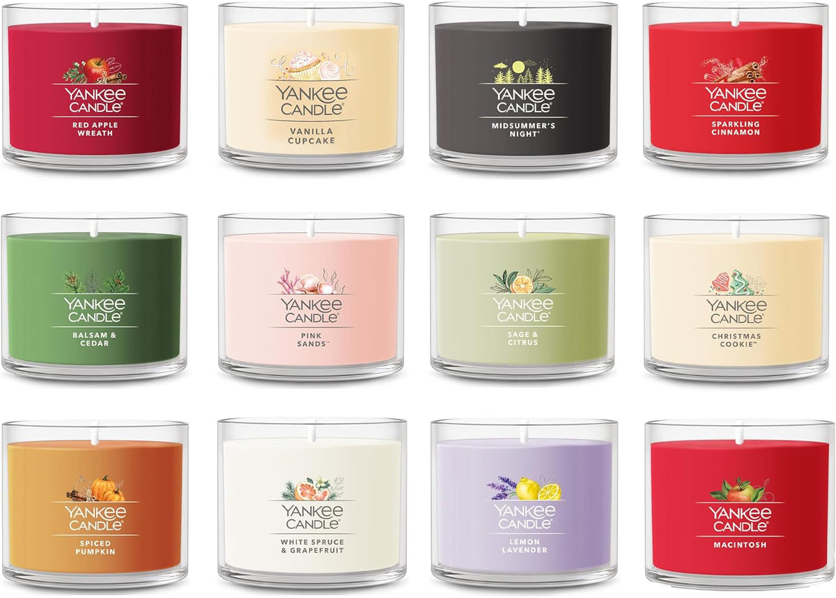 日英美直送 Yankee Candle Signature Votive Mini Candle Jars 12 Day Advent Calendar 聖誕倒數日曆 大人款 聖誕快樂特輯 不參與$900免運 滿$900可加$25免運到順豐站/智能櫃 Christmas Advent Calendars 2026
