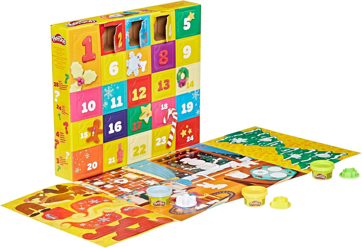 日英美直送 Play-Doh Holiday Advent Calendar 聖誕倒數日曆 兒童款 聖誕快樂特輯 不參與$900免運 滿$900可加$25免運到順豐站/智能櫃 Christmas Advent Calendars 2026