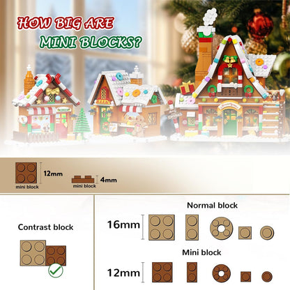 英美直送 LED Gingerbread House Mini Building Set  聖誕倒數日曆 大人款/兒童款 聖誕快樂特輯 聖誕倒數日曆A 不參與$900免運 滿$900可加$25免運 Christmas Advent Calendars 2025