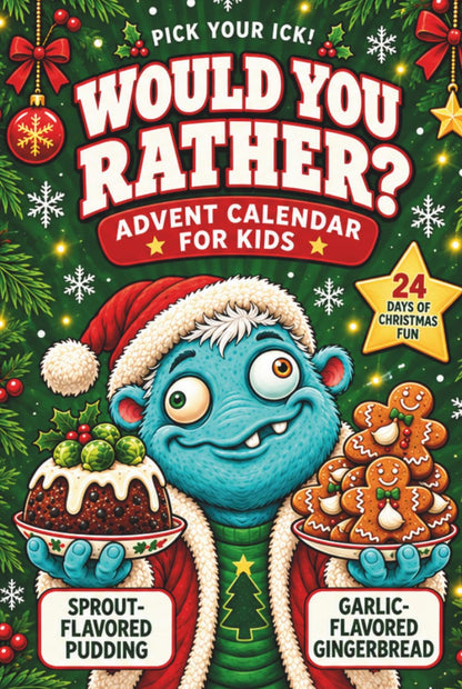 日英美直送 Pick Your Ick! Hilarious Christmas Questions Book Advent Calendar 聖誕倒數日曆 大人款/兒童款 聖誕快樂特輯 不參與$900免運 滿$900可加$25免運到順豐站/智能櫃 Christmas Advent Calendars 2026