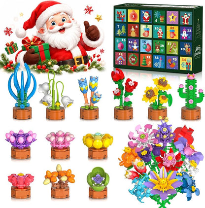 日英美直送 Flowers Botanicals Christmas Building Sets Advent Calendar 聖誕倒數日曆 大人款/兒童款 聖誕快樂特輯 不參與$900免運 滿$900可加$25免運到順豐站/智能櫃 Christmas Advent Calendars 2026