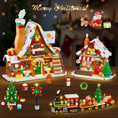 英美直送 LED Gingerbread House Mini Building Set  聖誕倒數日曆 大人款/兒童款 聖誕快樂特輯 聖誕倒數日曆A 不參與$900免運 滿$900可加$25免運 Christmas Advent Calendars 2025