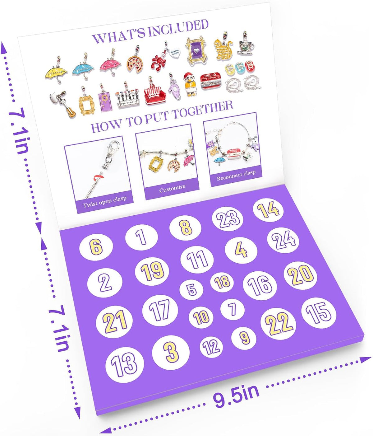 日英美直送 Christmas Charm Bracelet Making Kit Advent Calendar 聖誕倒數日曆 大人款/兒童款 聖誕快樂特輯 不參與$900免運 滿$900可加$25免運到順豐站/智能櫃 Christmas Advent Calendars 2026