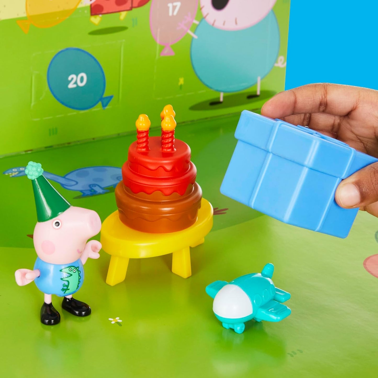 英美直送 PEPPA PIG George's Party 聖誕倒數日曆 兒童款 聖誕快樂特輯 聖誕倒數日曆A 不參與$900免運 滿$900可加$25免運 Christmas Advent Calendars 2025