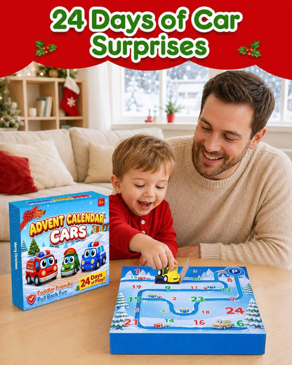 日英美直送 Pull Back Car Toy Advent Calendar 聖誕倒數日曆 兒童款 聖誕快樂特輯 不參與$900免運 滿$900可加$25免運到順豐站/智能櫃 Christmas Advent Calendars 2026