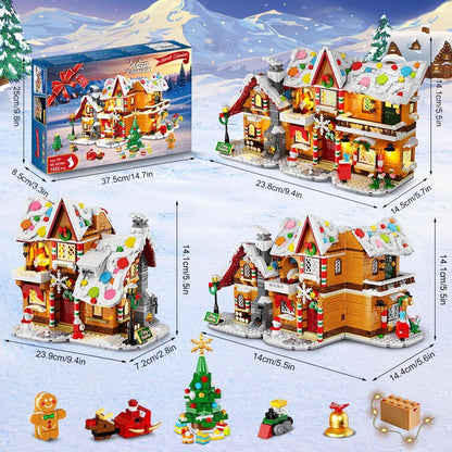 英美直送 LED Gingerbread House Mini Building Set 聖誕倒數日曆 大人款/兒童款 聖誕快樂特輯 聖誕倒數日曆A 不參與$900免運 滿$900可加$25免運 Christmas Advent Calendars 2025