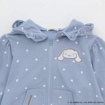 日本童裝 Ly# mine x Sanrio 花邊口袋衛衣外套 90-140cm 女童款 秋季 OUTERWEAR