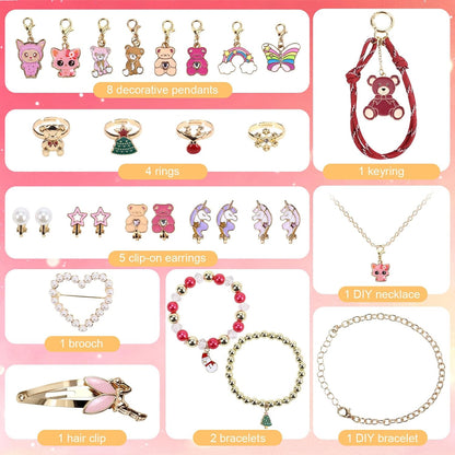 日英美直送 Cute Bear Necklace Advent Calendar 聖誕倒數日曆 兒童款 聖誕快樂特輯 不參與$900免運 滿$900可加$25免運到順豐站/智能櫃 Christmas Advent Calendars 2026