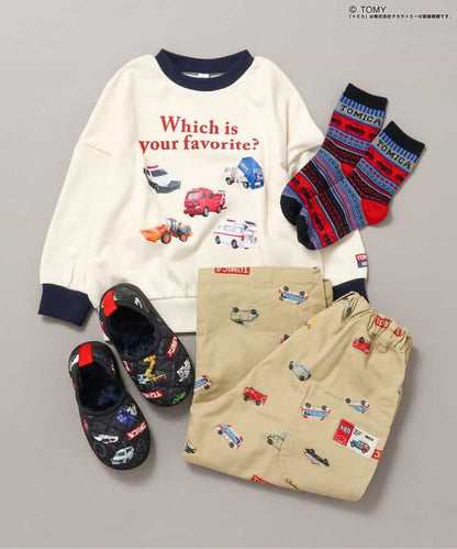 日本童裝 BREEZE x TOMICA 休閒長褲 80-130cm 男童款 冬季 PANTS