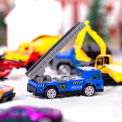 英美直送 24 Days Alloy Cars 聖誕倒數日曆 兒童款 聖誕快樂特輯 聖誕倒數日曆A 不參與$900免運 滿$900可加$25免運 Christmas Advent Calendars 2025