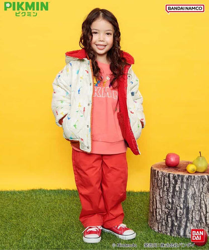 日本童裝 BREEZE x Pikmin 2Way 雙面兩著 夾棉外套 80-140cm 男童款/女童款 冬季 (適合初秋、香港平均溫度、寒冷天氣）OUTERWEAR 