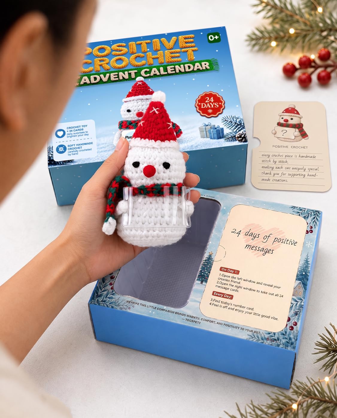 日英美直送 Crochet with 24 Affirmation Cards Advent Calendar 聖誕倒數日曆 大人款/兒童款 聖誕快樂特輯 不參與$900免運 滿$900可加$25免運到順豐站/智能櫃 Christmas Advent Calendars 2026