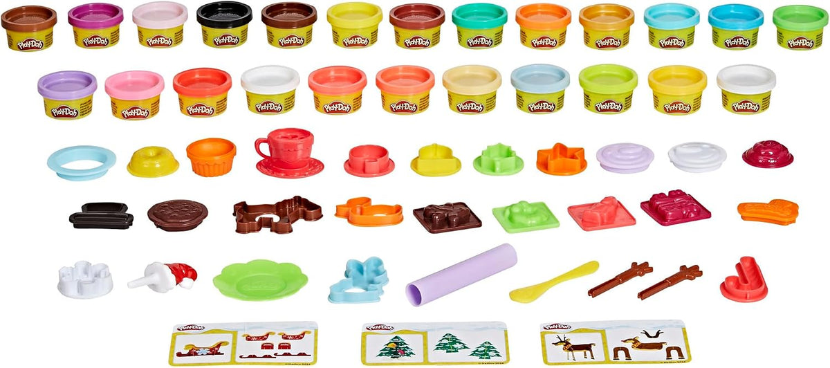 日英美直送 Play-Doh Holiday Advent Calendar 聖誕倒數日曆 兒童款 聖誕快樂特輯 不參與$900免運 滿$900可加$25免運到順豐站/智能櫃 Christmas Advent Calendars 2026