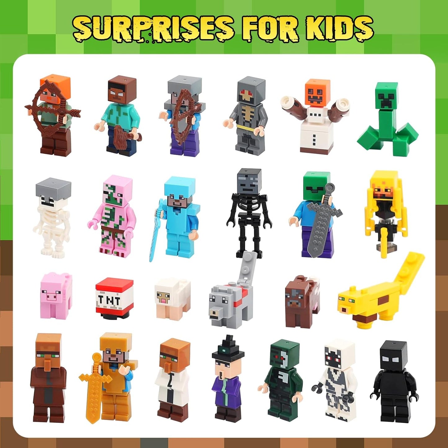 英美直送 Building Kit Action Figures Toys 聖誕倒數日曆 兒童款 聖誕快樂特輯 聖誕倒數日曆A 不參與$900免運 滿$900可加$25免運 Christmas Advent Calendars 2025