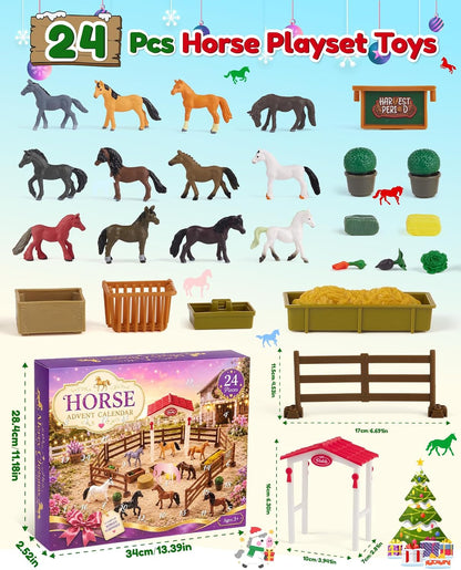 日英美直送 Horse Advent Calendar 聖誕倒數日曆 兒童款 聖誕快樂特輯 不參與$900免運 滿$900可加$25免運到順豐站/智能櫃 Christmas Advent Calendars 2026