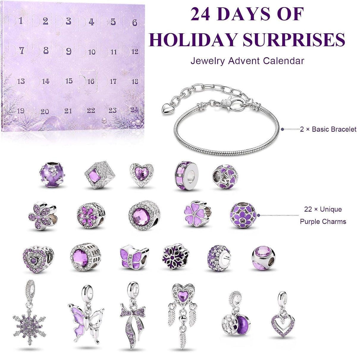 日英美直送 Naler Jewelry Advent Calendar 聖誕倒數日曆 大人款/兒童款 聖誕快樂特輯 不參與$900免運 滿$900可加$25免運到順豐站/智能櫃 Christmas Advent Calendars 2026