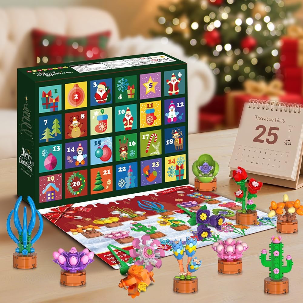 日英美直送 Flowers Botanicals Christmas Building Sets Advent Calendar 聖誕倒數日曆 大人款/兒童款 聖誕快樂特輯 不參與$900免運 滿$900可加$25免運到順豐站/智能櫃 Christmas Advent Calendars 2026
