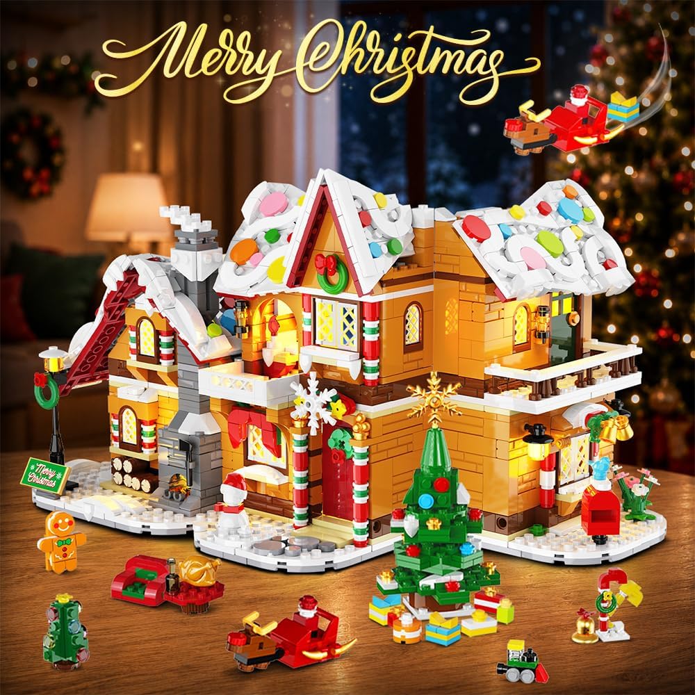日英美直送 LED 3 Style Gingerbread House Mini Building Set Advent Calendar 聖誕倒數日曆 大人款/兒童款 聖誕快樂特輯 不參與$900免運 滿$900可加$25免運到順豐站/智能櫃 Christmas Advent Calendars 2026