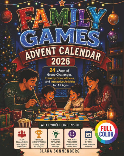 日英美直送 Family Games Competitions Book Advent Calendar 聖誕倒數日曆 大人款/兒童款 聖誕快樂特輯 不參與$900免運 滿$900可加$25免運到順豐站/智能櫃 Christmas Advent Calendars 2026