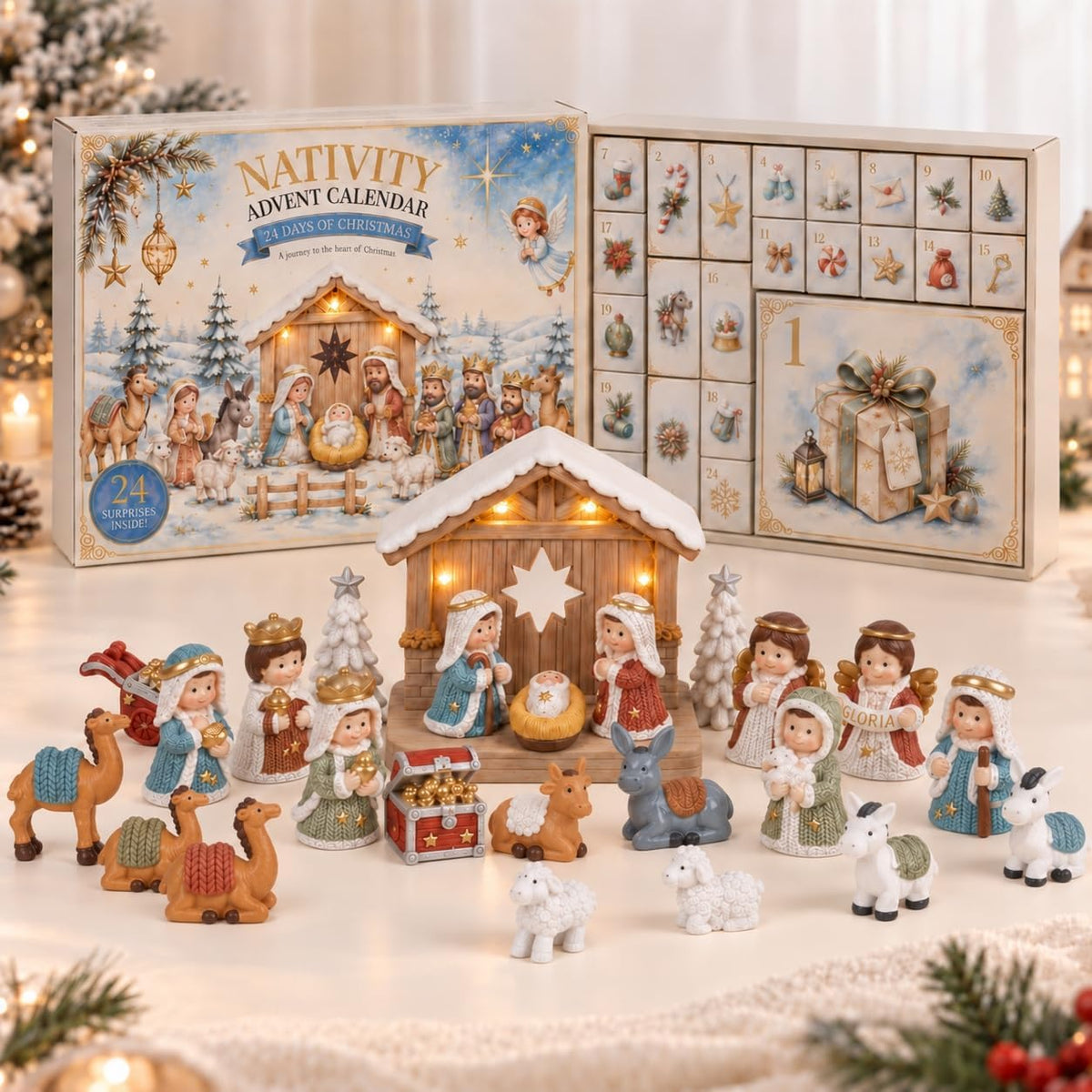 日英美直送 Nativity Scene Set Advent Calendar 聖誕倒數日曆 大人款/兒童款 聖誕快樂特輯 不參與$900免運 滿$900可加$25免運到順豐站/智能櫃 Christmas Advent Calendars 2026