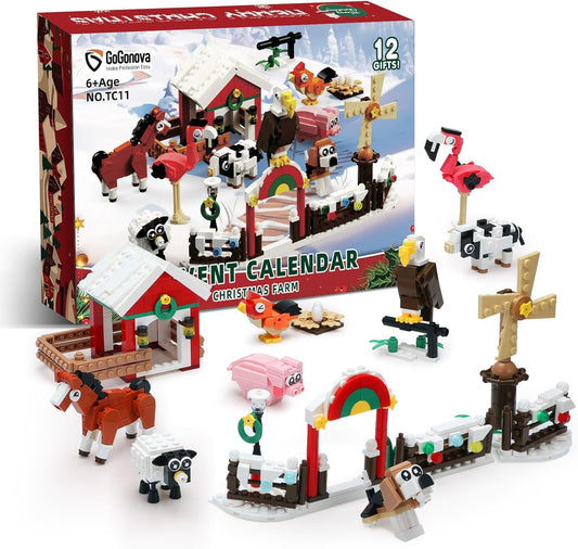 英美直送 Animal Farm Building Blocks Set 聖誕倒數日曆 兒童款 聖誕快樂特輯 聖誕倒數日曆A 不參與$900免運 滿$900可加$25免運 Christmas Advent Calendars 2025
