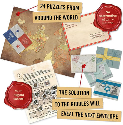 英美直送 Hidden Games - Professor Charlie's World Tour 聖誕倒數日曆 大人款/兒童款 聖誕快樂特輯 聖誕倒數日曆A 不參與$900免運 滿$900可加$25免運 Christmas Advent Calendars 2025