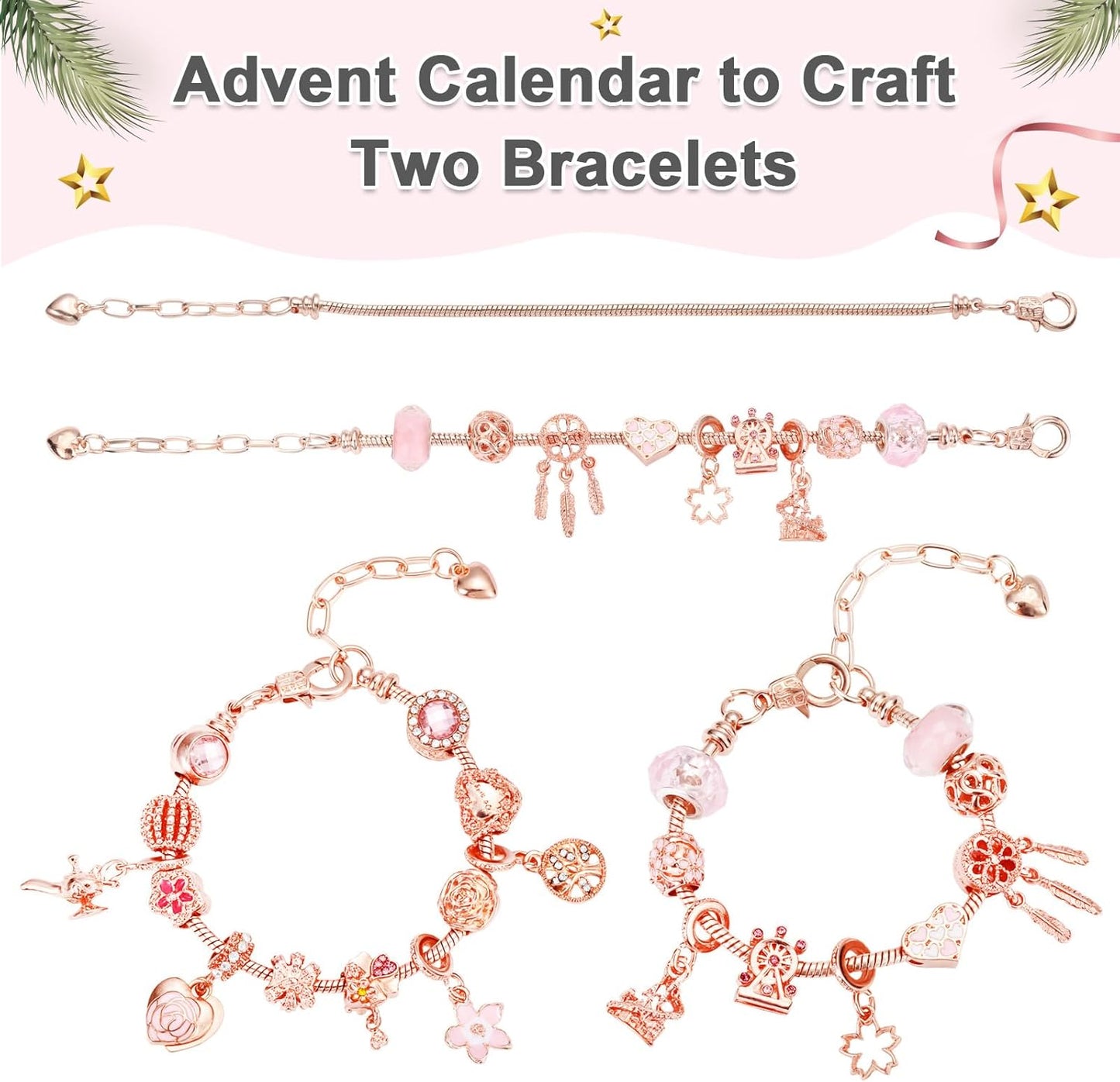 英美直送 DIY Jewelry Kit 聖誕倒數日曆 大人款/兒童款 聖誕快樂特輯 聖誕倒數日曆A 不參與$900免運 滿$900可加$25免運 Christmas Advent Calendars 2025