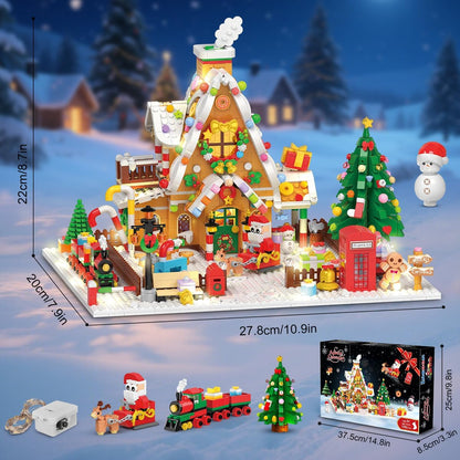英美直送 LED Gingerbread House Mini Building Set 聖誕倒數日曆 大人款/兒童款 聖誕快樂特輯 聖誕倒數日曆A 不參與$900免運 滿$900可加$25免運 Christmas Advent Calendars 2025