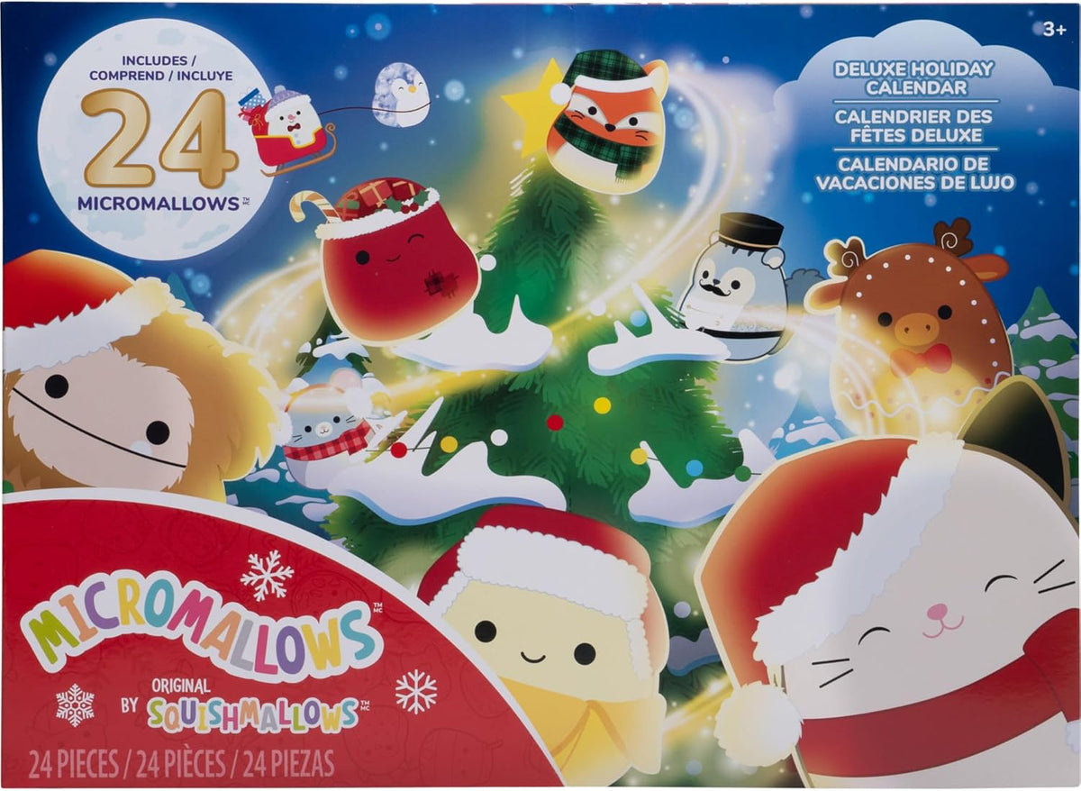 日英美直送 Squishmallows Micromallows Holiday Plush  Advent Calendar 聖誕倒數日曆 大人款/兒童款 聖誕快樂特輯 不參與$900免運 滿$900可加$25免運到順豐站/智能櫃 Christmas Advent Calendars 2026