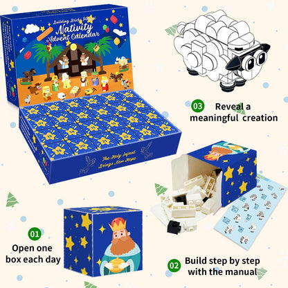 英美直送 Nativity Set 聖誕倒數日曆 兒童款 聖誕快樂特輯 聖誕倒數日曆A 不參與$900免運 滿$900可加$25免運 Christmas Advent Calendars 2025