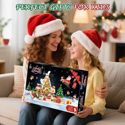 英美直送 LED Gingerbread House Mini Building Set 聖誕倒數日曆 大人款/兒童款 聖誕快樂特輯 聖誕倒數日曆A 不參與$900免運 滿$900可加$25免運 Christmas Advent Calendars 2025