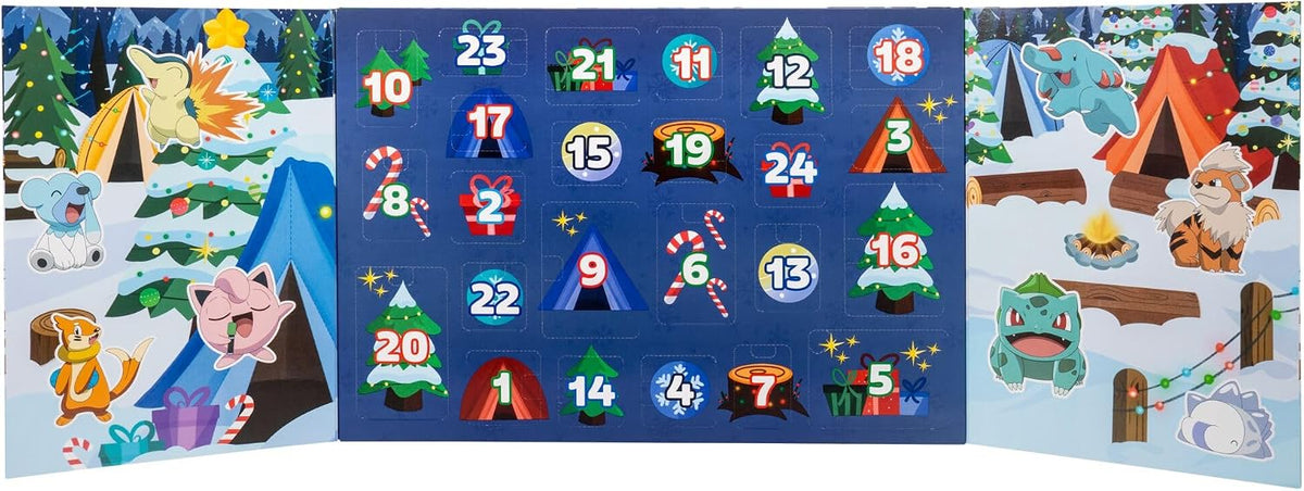 日英美直送 Jazwares Pokemon Battle Figures Advent Calendar 聖誕倒數日曆 兒童款 聖誕快樂特輯 不參與$900免運 滿$900可加$25免運到順豐站/智能櫃 Christmas Advent Calendars 2026